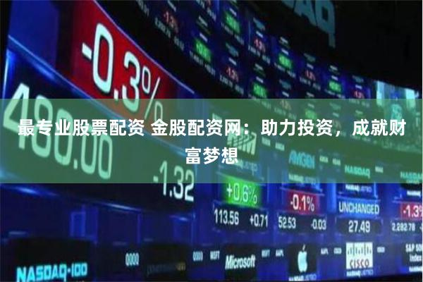 最专业股票配资 金股配资网：助力投资，成就财富梦想